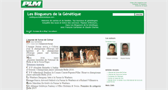 Desktop Screenshot of lesblogueursdelagenetique.plm-magazine.com