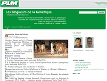 Tablet Screenshot of lesblogueursdelagenetique.plm-magazine.com